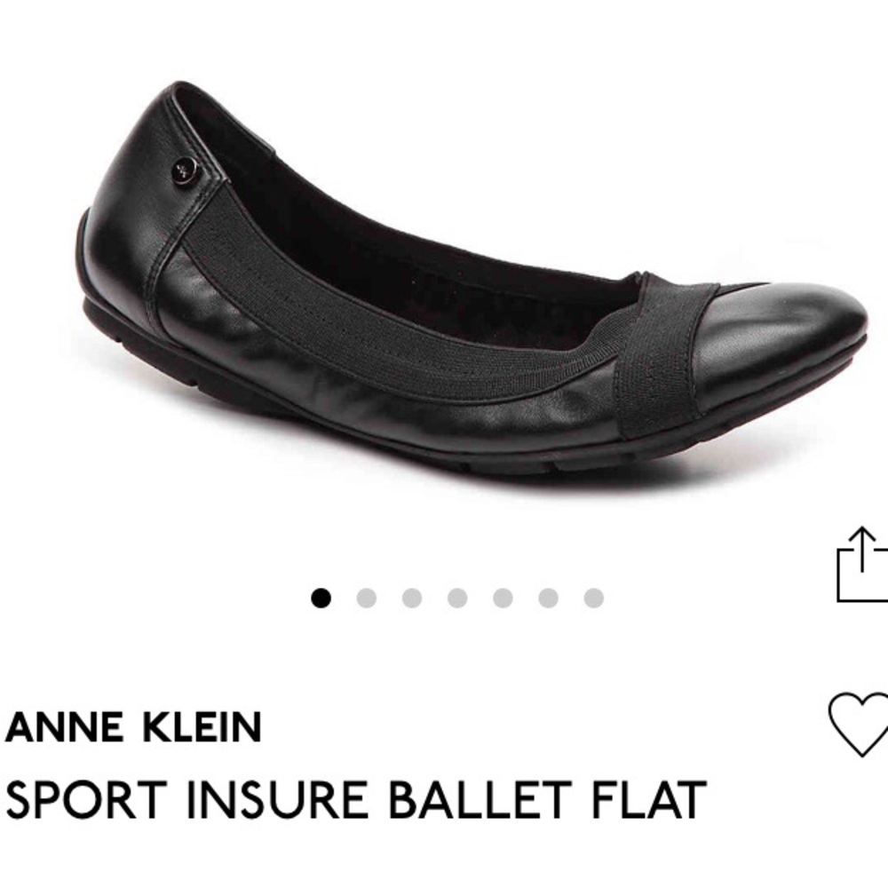 Anne Klein Sport Leather Ballet Flat